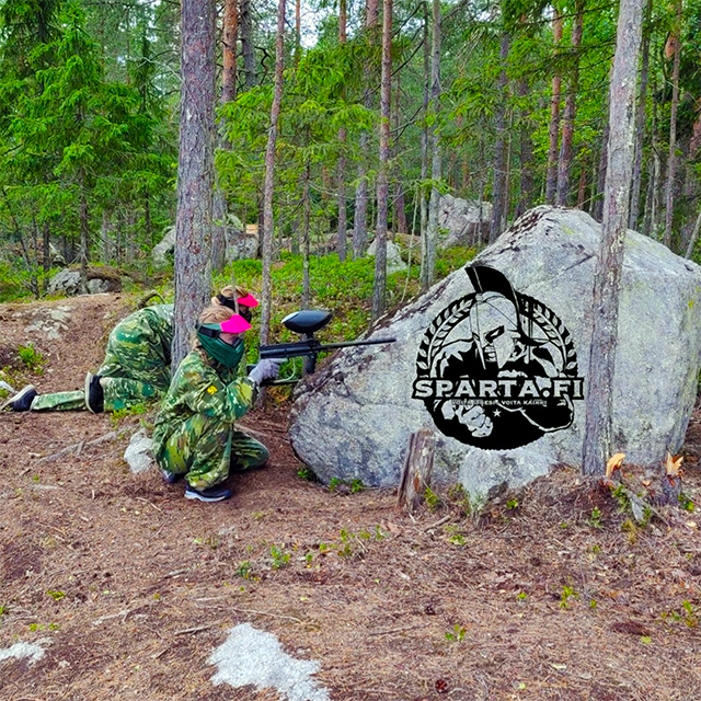 SPARTA paintball Nokia metsäkenttä