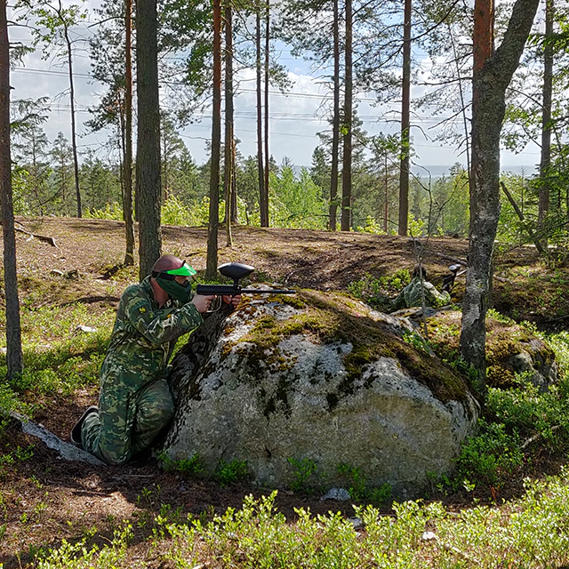 SPARTA paintball Nokia metsäkenttä