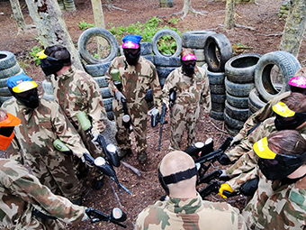 SPARTA paintball virkistyspäivä